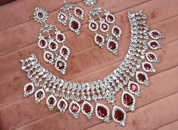 Suramya AD Necklace Set